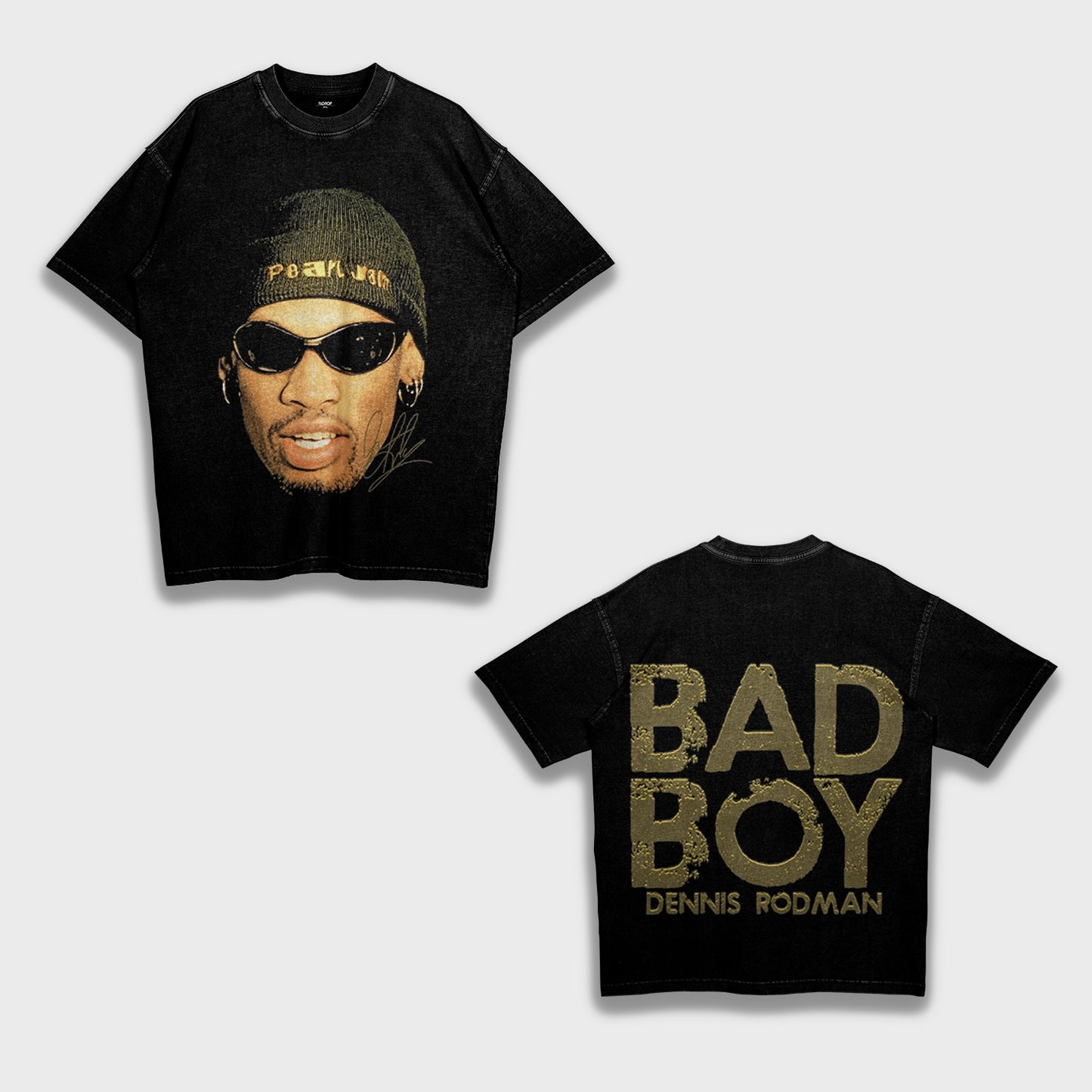 NBA Dennis Rodman - Heavy Loose T-Shirt