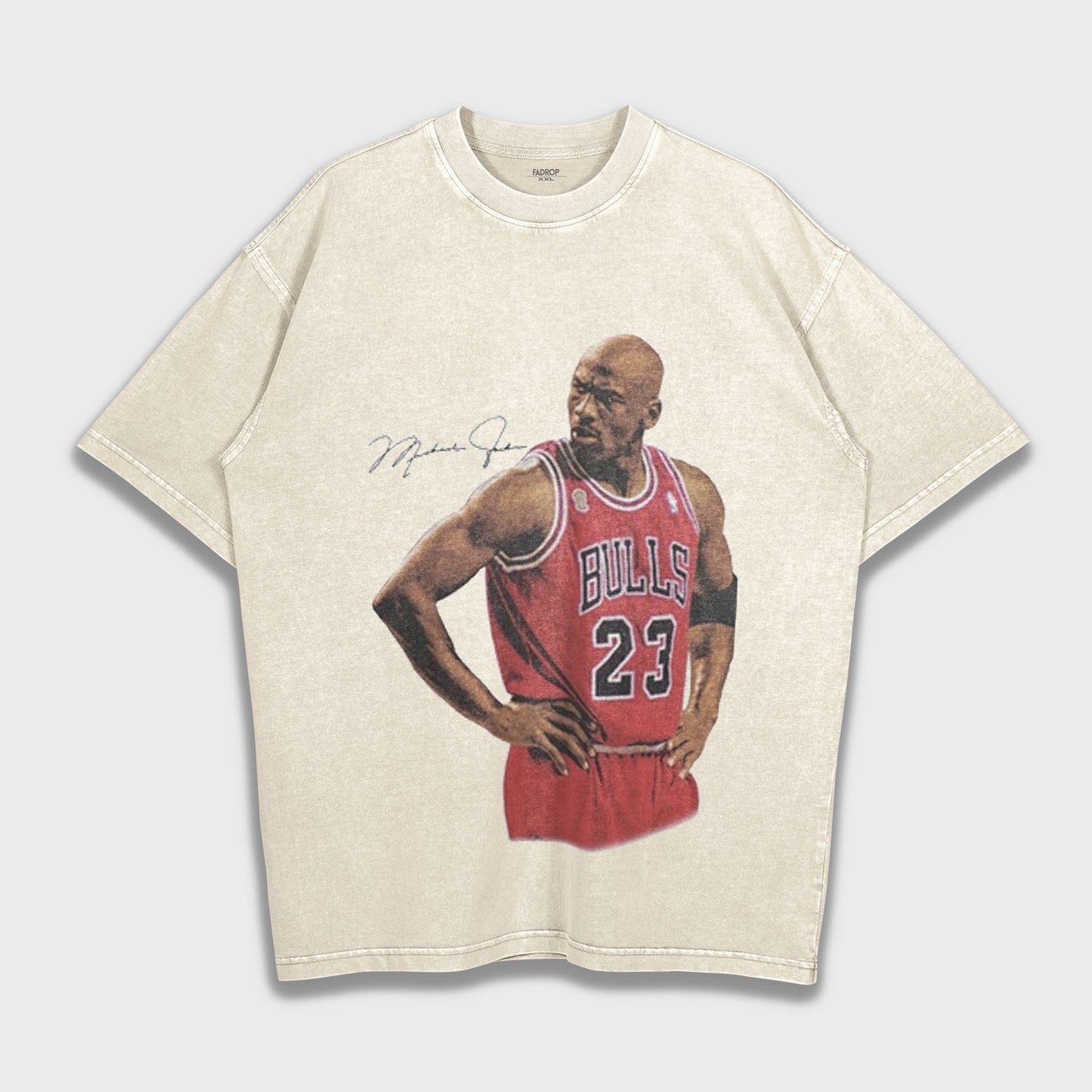 Michael Jordan - تي شيرت فضفاض وثقيل