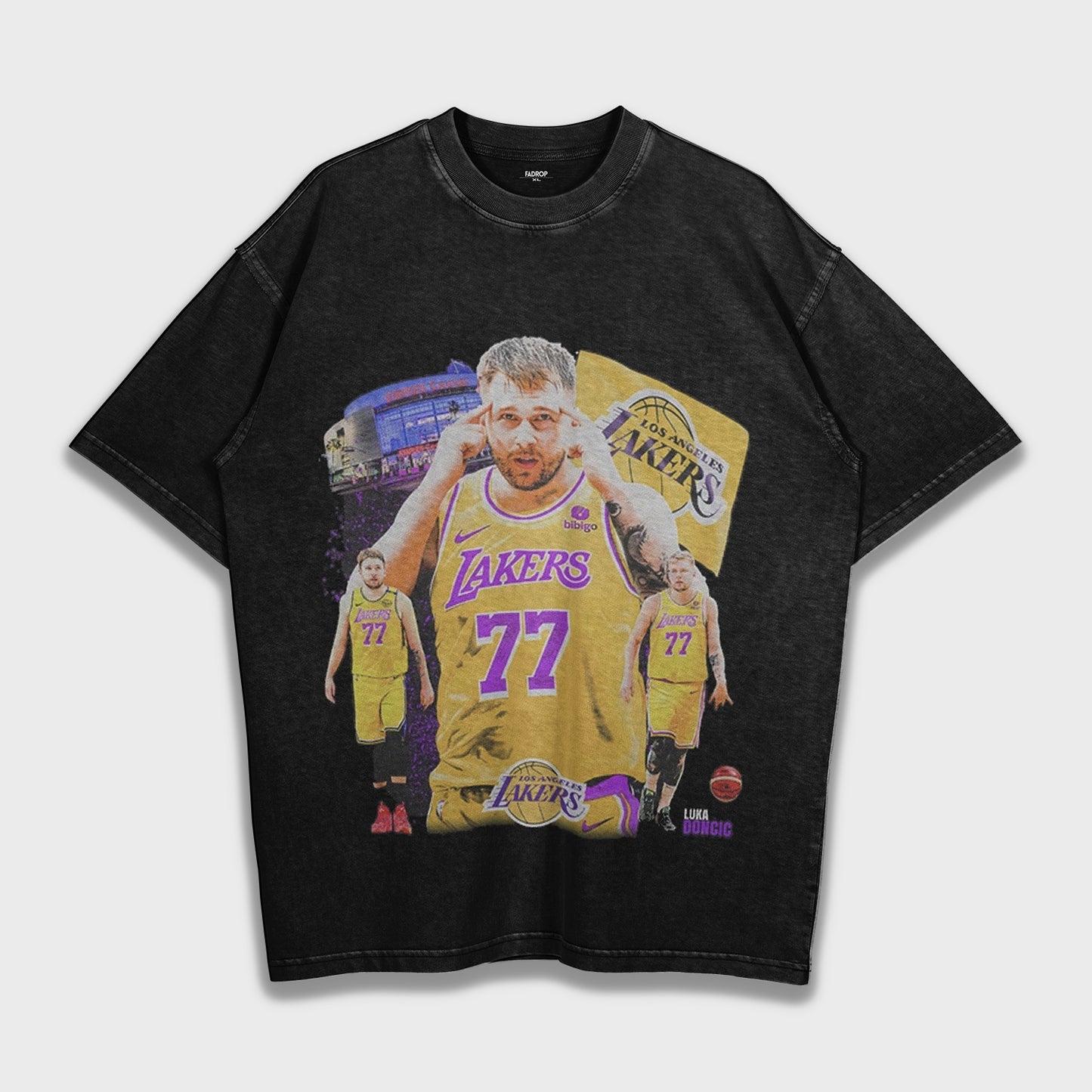 Luka Dončić - تي شيرت ثقيل فضفاض