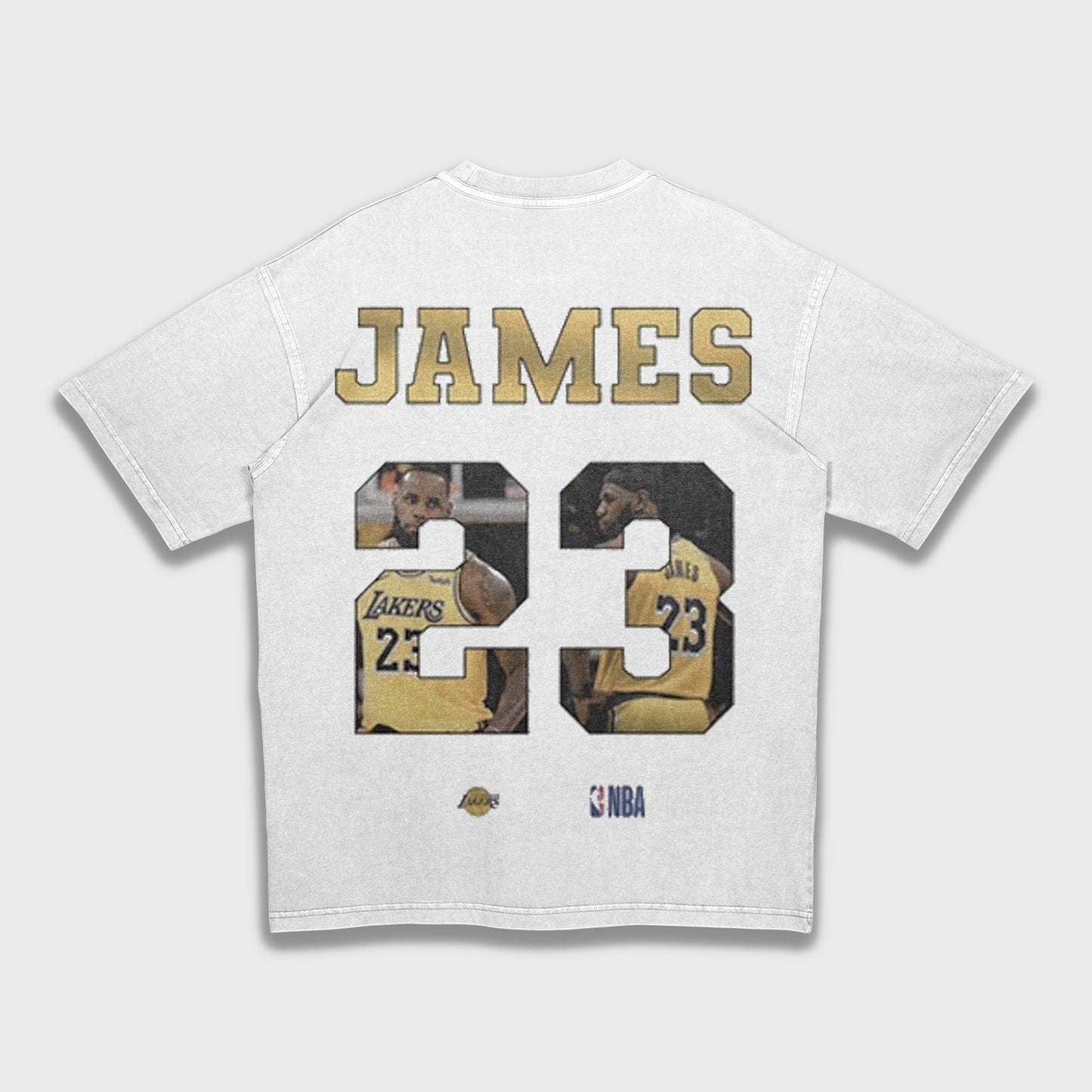 LeBron James - تي شيرت ثقيل فضفاض