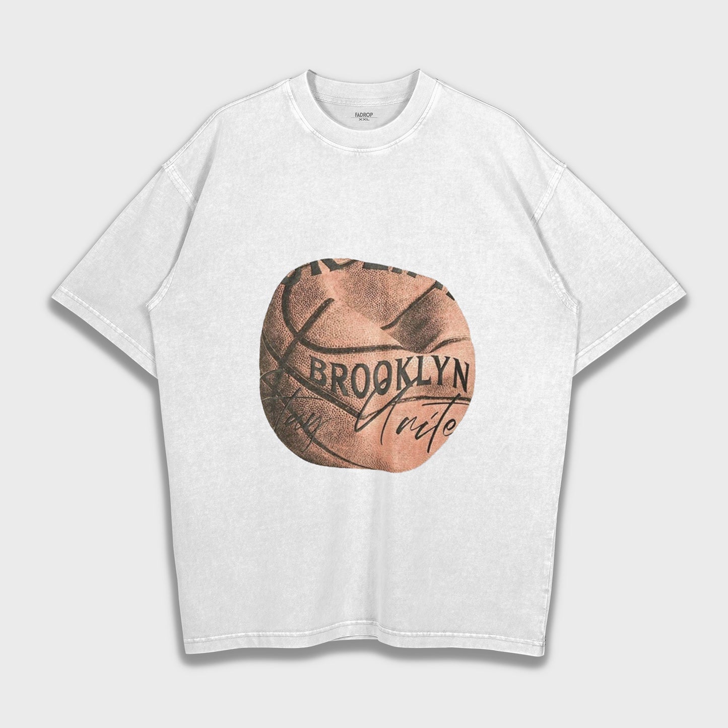 Brooklyn Basketball - Heavy Loose T-Shirt