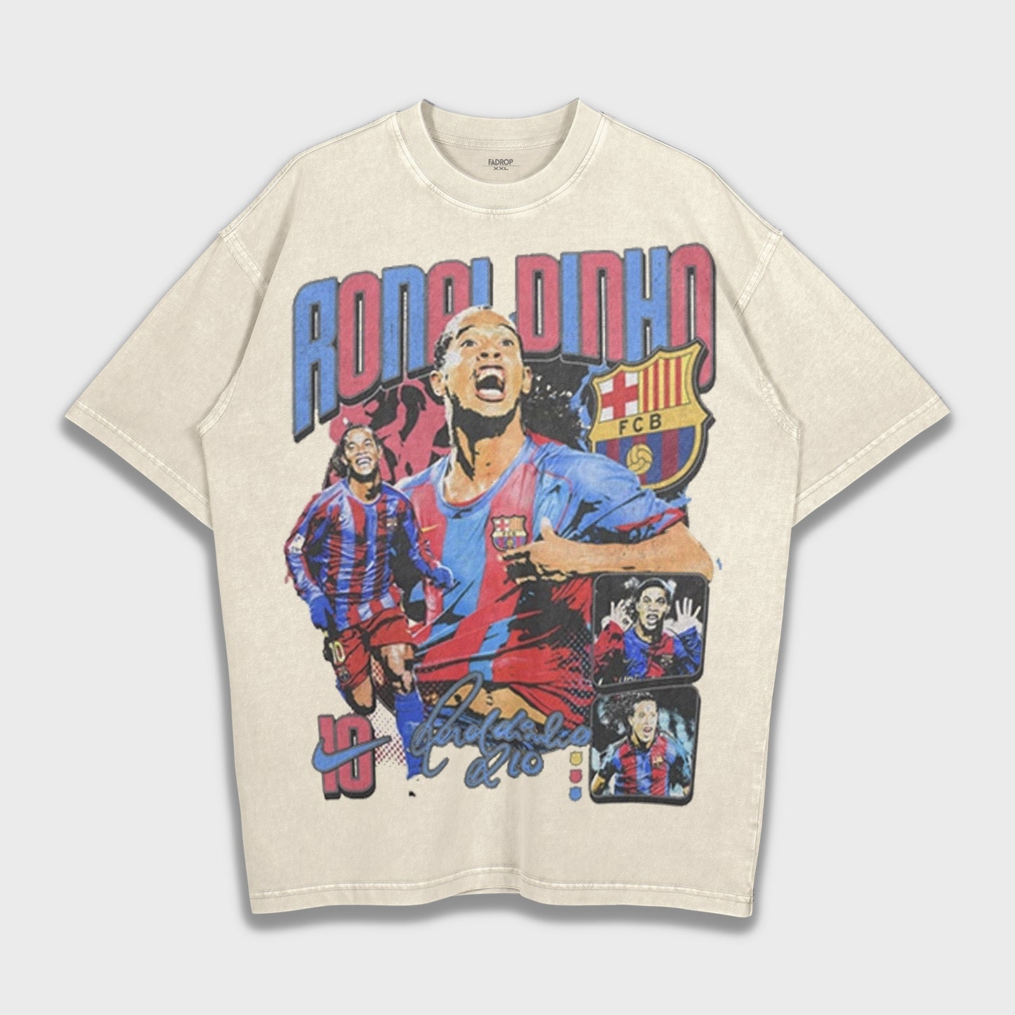 Ronaldinho - Heavy Loose T-Shirt