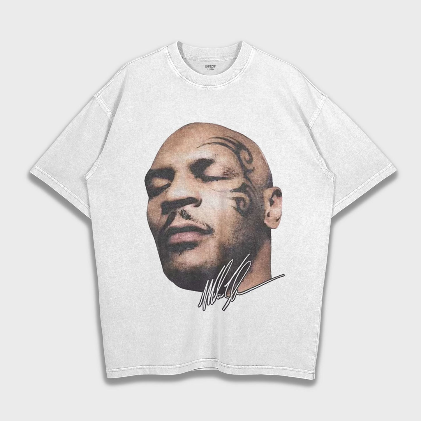 Mike Tyson - تي شيرت ثقيل فضفاض