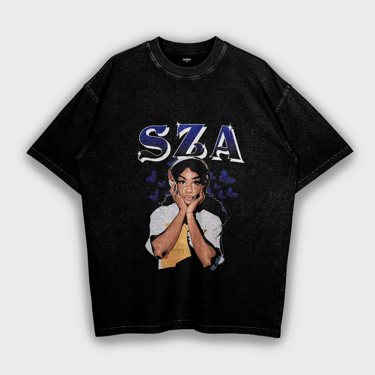 SZA - تي شيرت ثقيل فضفاض