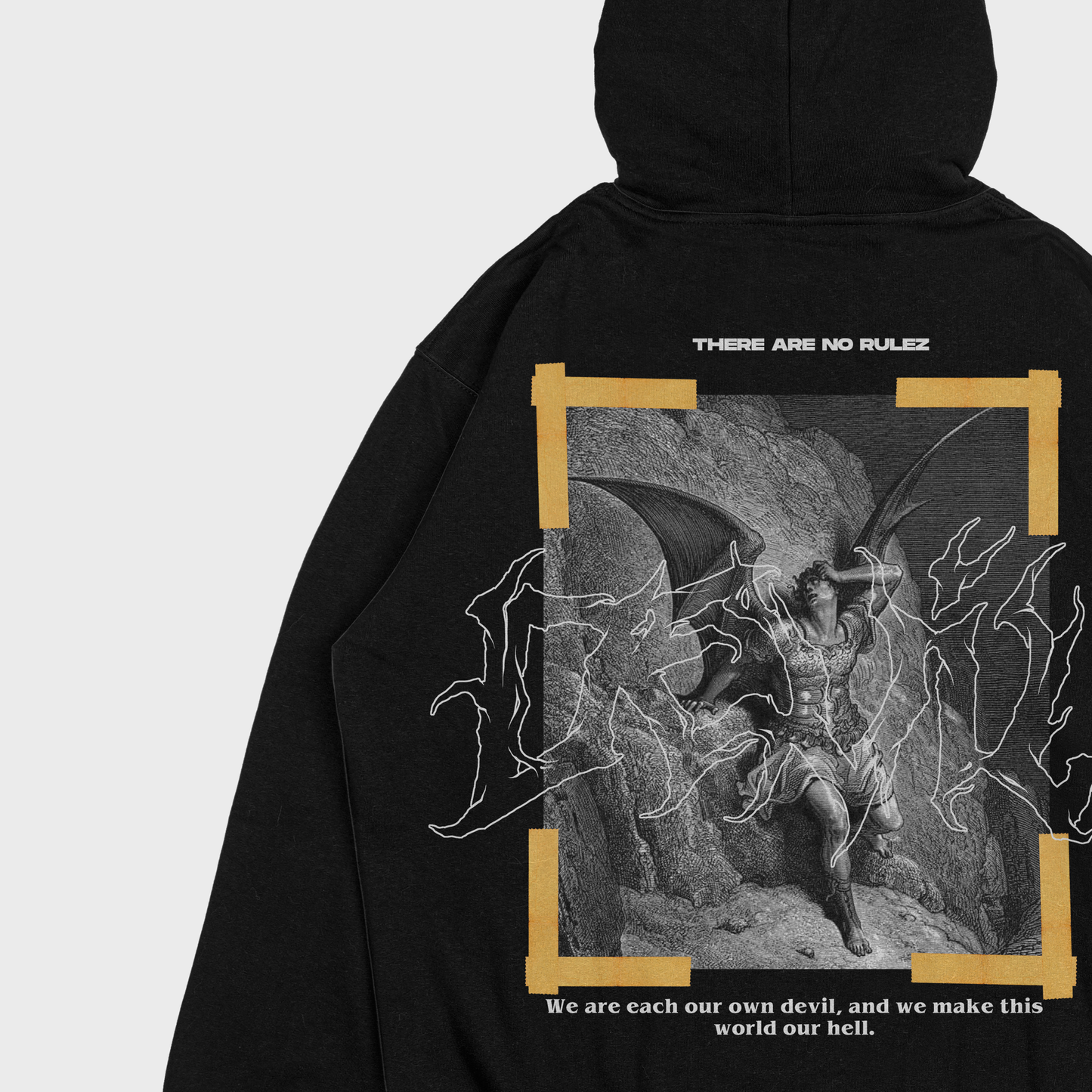 There are no rulez - Heavy Loose Hoodie