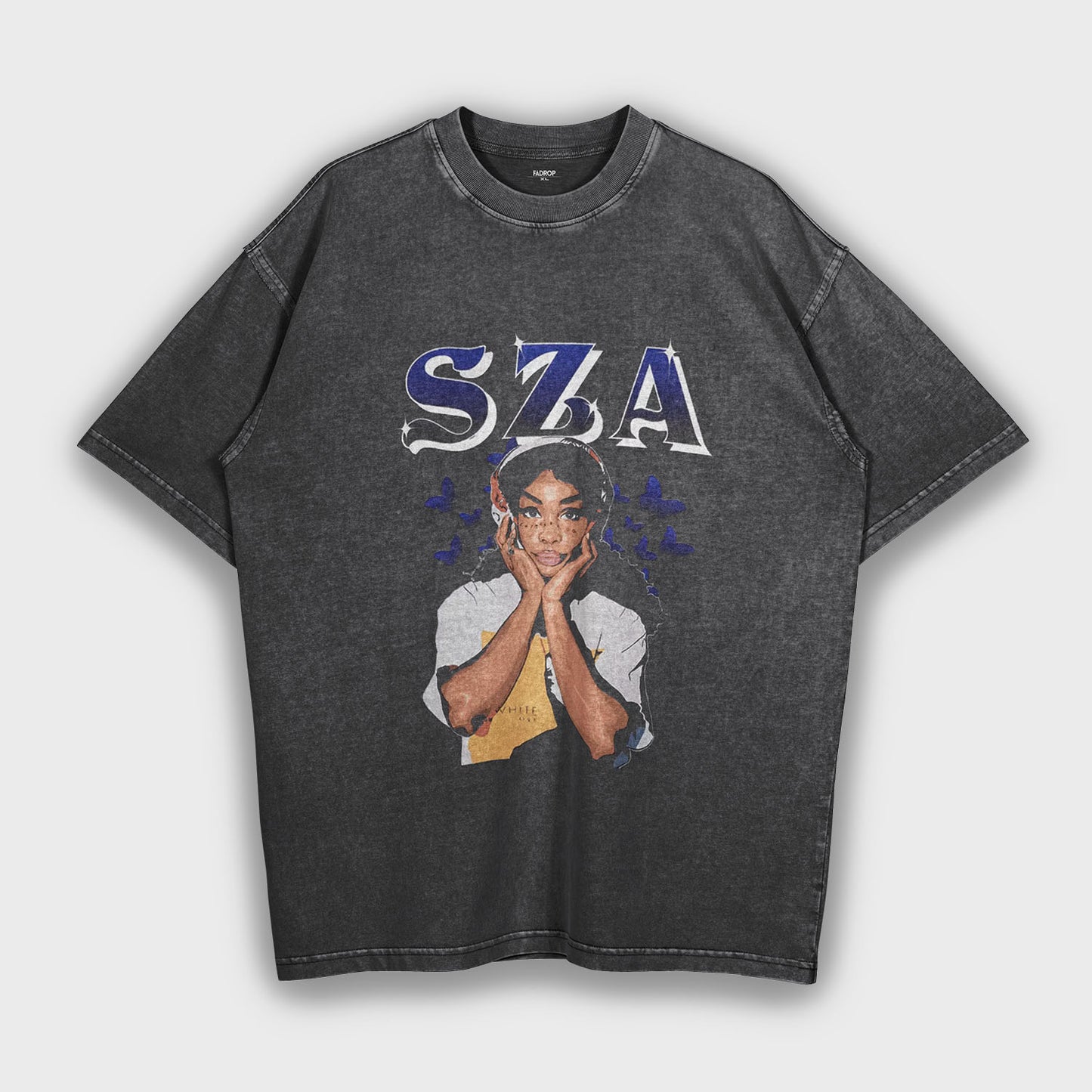 SZA - تي شيرت ثقيل فضفاض