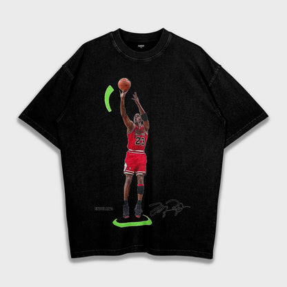 Michael Jordan - تي شيرت ثقيل فضفاض