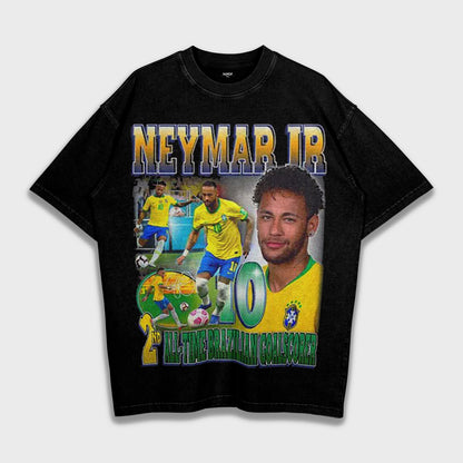 Neymar - تي شيرت ثقيل فضفاض
