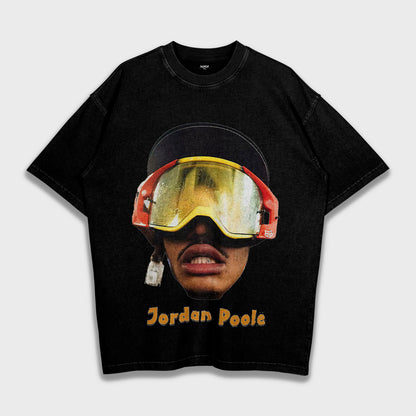 Jordan Poole - تي شيرت ثقيل فضفاض