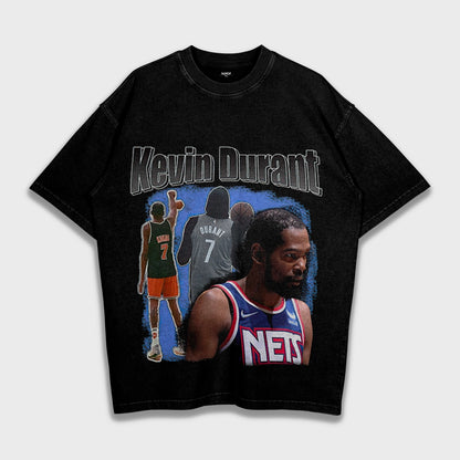 Kevin Durant - تي شيرت ثقيل فضفاض