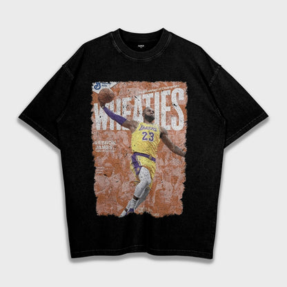 LeBron James - تي شيرت ثقيل فضفاض