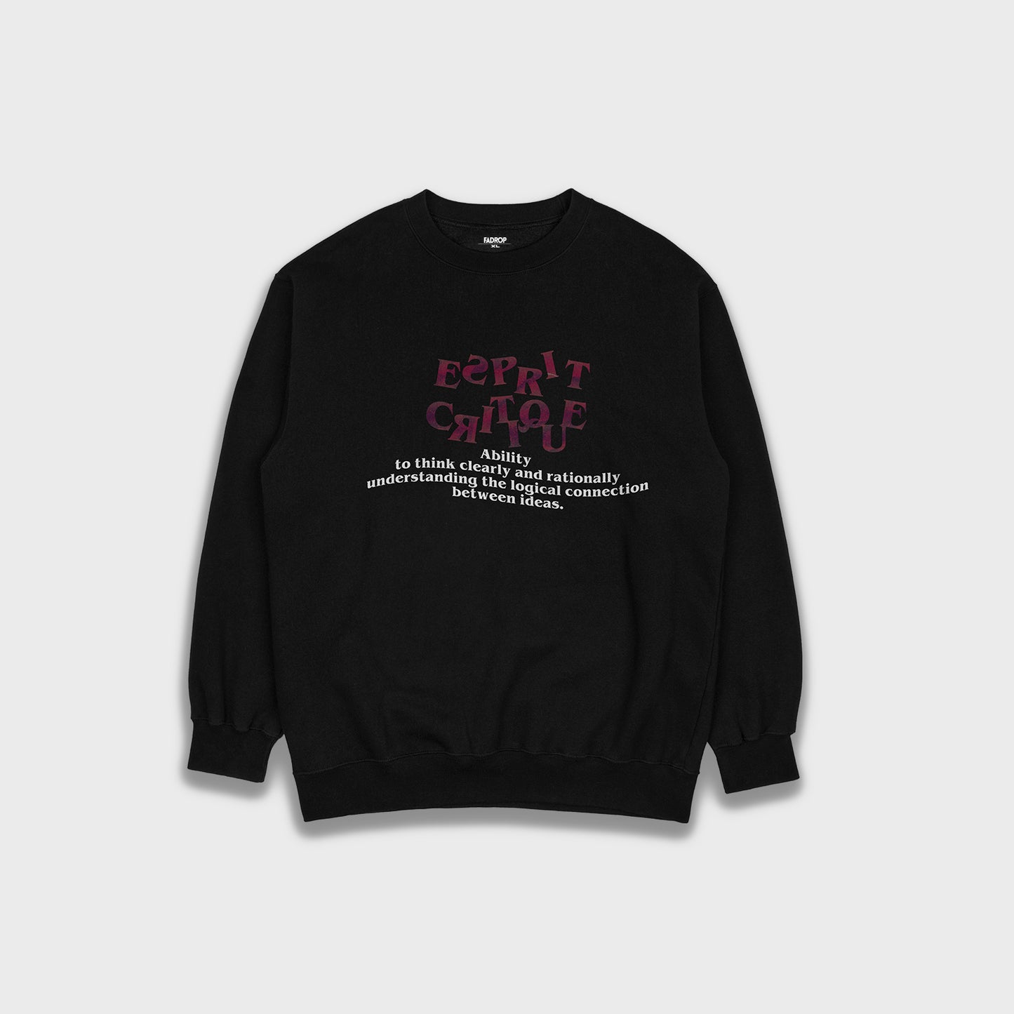 Critical thinking - Heavy Loose Sweatshirt