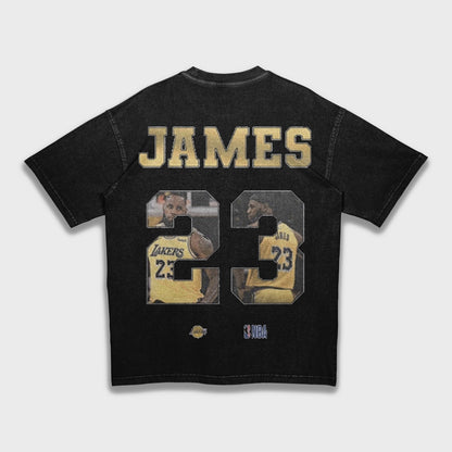 LeBron James - تي شيرت ثقيل فضفاض