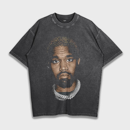Kanye West - تي شيرت ثقيل فضفاض