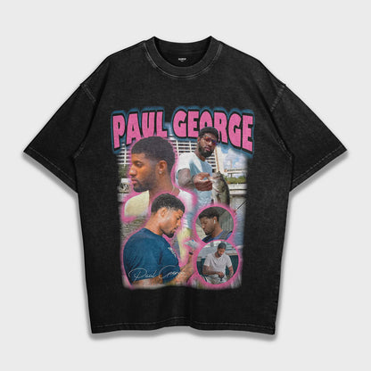 Paul George - تي شيرت ثقيل فضفاض