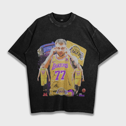 Luka Dončić - تي شيرت ثقيل فضفاض