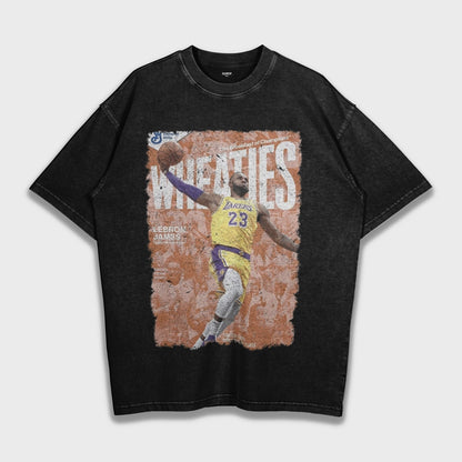 LeBron James - تي شيرت ثقيل فضفاض