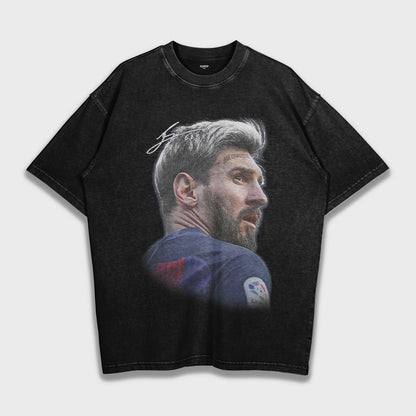 Lionel Messi - تي شيرت ثقيل فضفاض