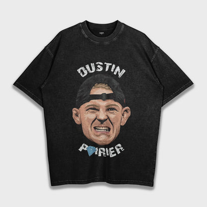 Dustin Poirier - تي شيرت ثقيل فضفاض