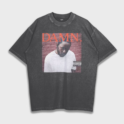 Kendrick Lamar - تي شيرت فضفاض وثقيل
