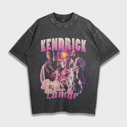 Kendrick Lamar - تي شيرت فضفاض وثقيل