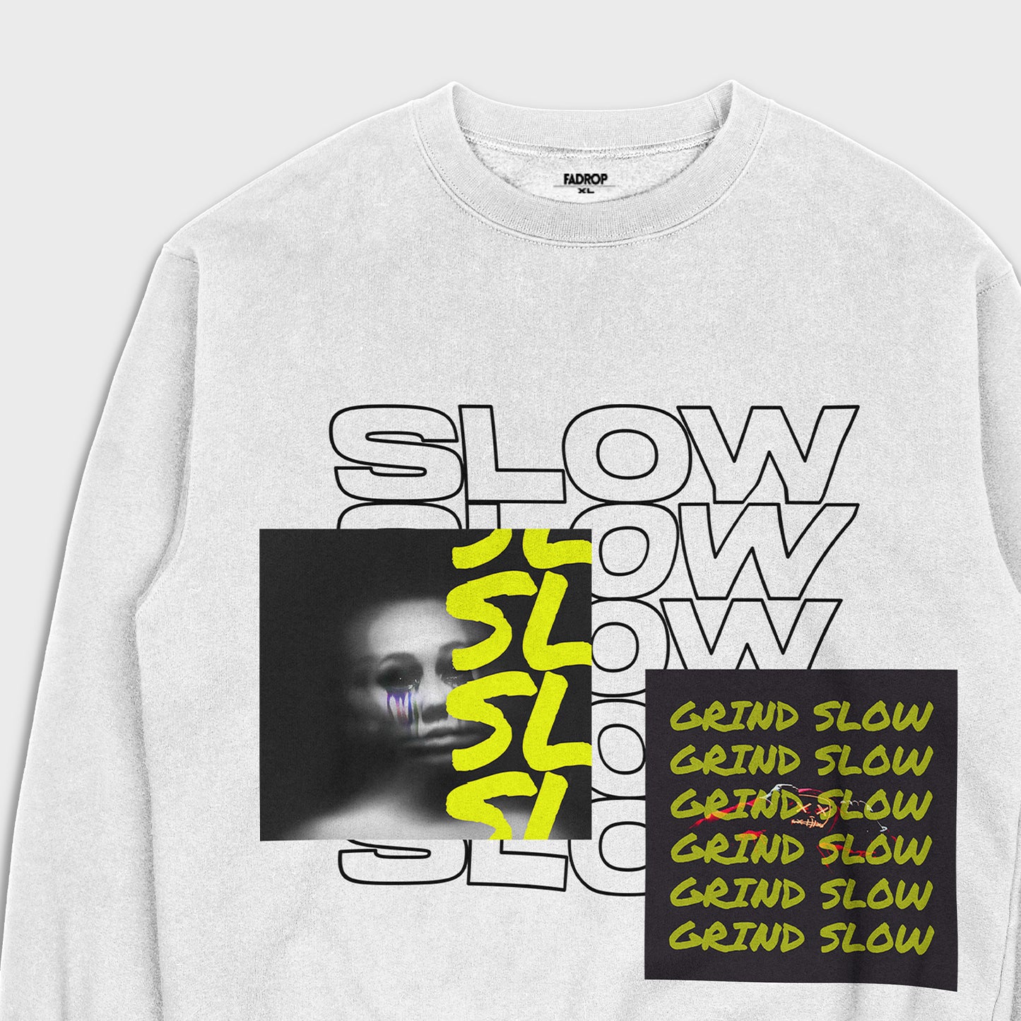 Grind slow - Heavy Loose Sweatshirt