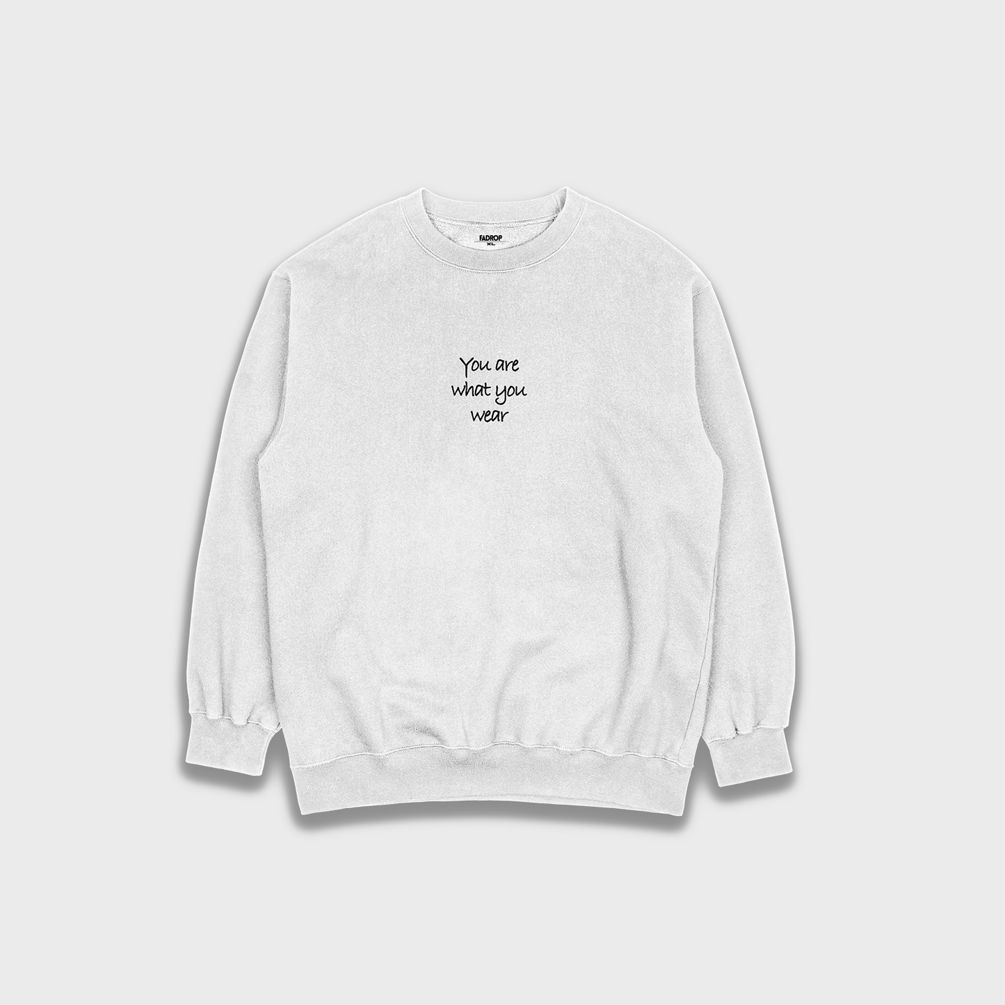 You are what you wear - Heavy Loose Sweatshirt