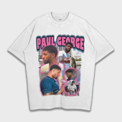 Paul George - تي شيرت ثقيل فضفاض