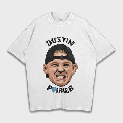 Dustin Poirier - تي شيرت ثقيل فضفاض