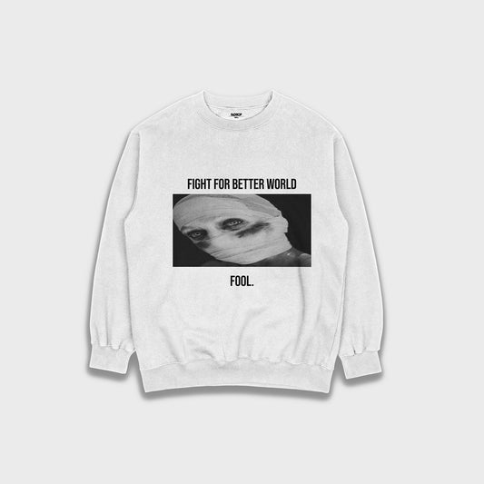 Fight for better world - Heavy Loose Sweatshirt