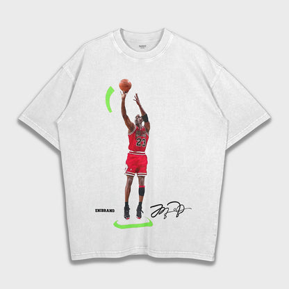 Michael Jordan - تي شيرت ثقيل فضفاض