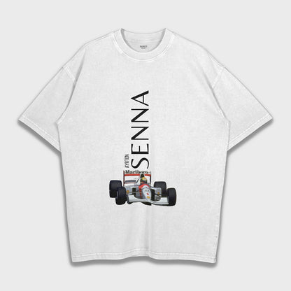 Ayrton Senna ​​- تي شيرت ثقيل فضفاض