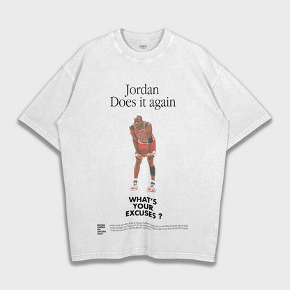 Michael Jordan - تي شيرت ثقيل فضفاض