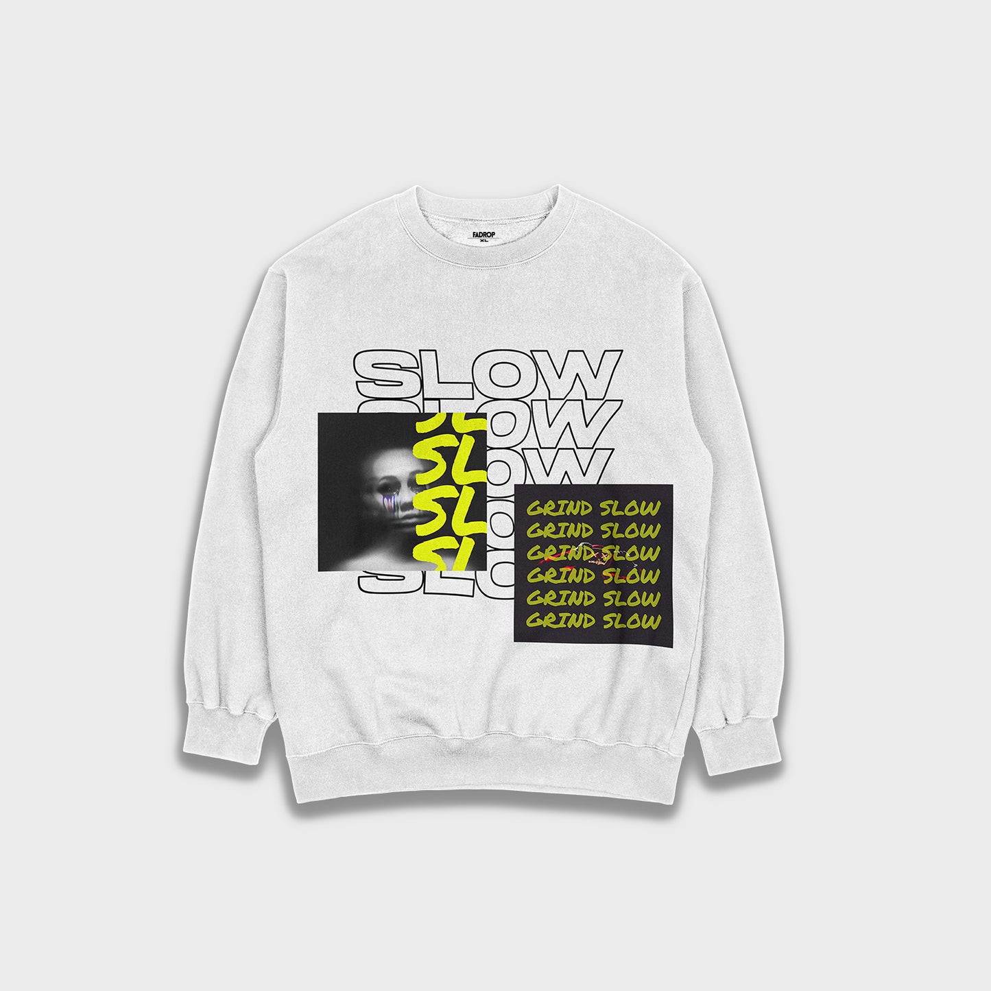 Grind slow - Heavy Loose Sweatshirt