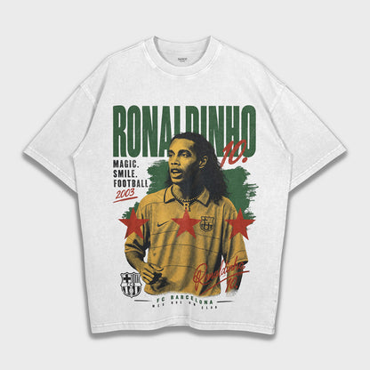 Ronaldinho Gaúcho - Loose Heavy T-Shirt
