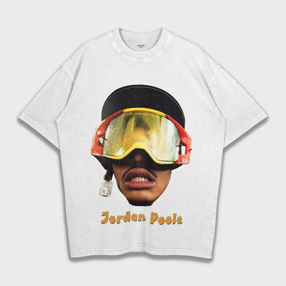 Jordan Poole - تي شيرت ثقيل فضفاض