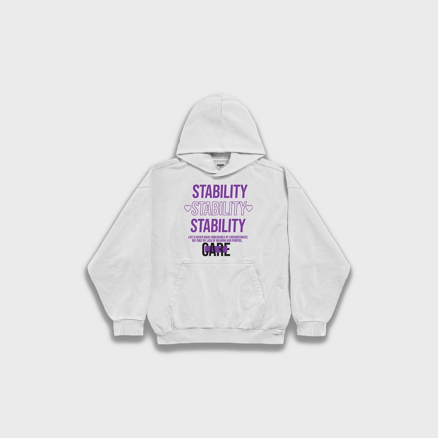 Stability - Heavy Loose Hoodie