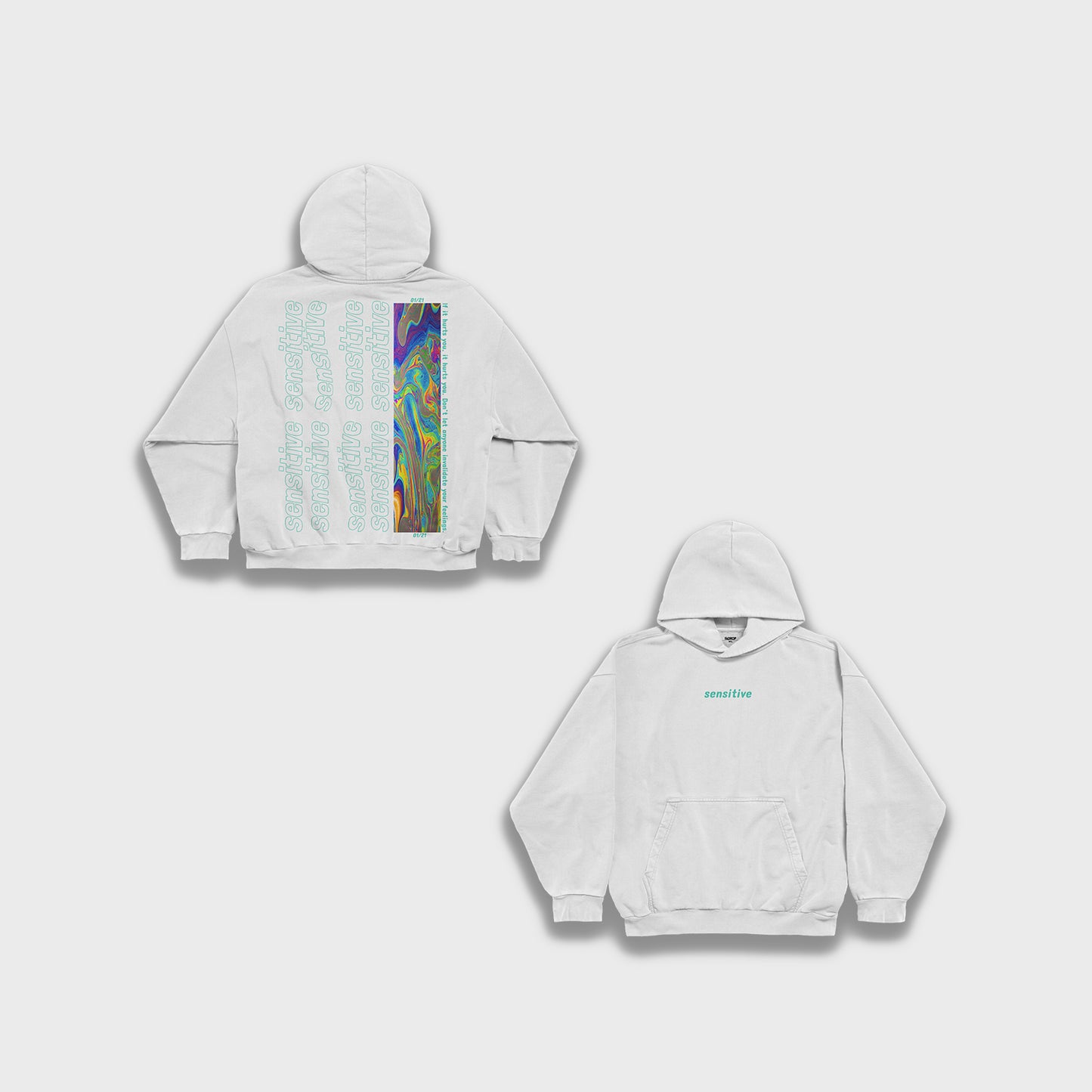 sensitive - Heavy Loose Hoodie