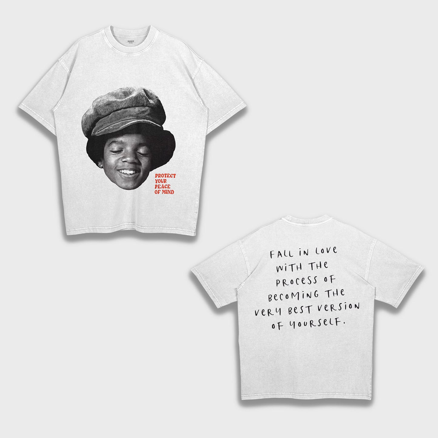 Young Michael Jackson - Loose Heavy T-Shirt