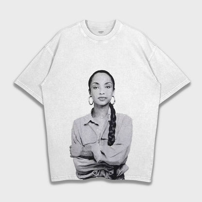 Sade - تي شيرت ثقيل فضفاض