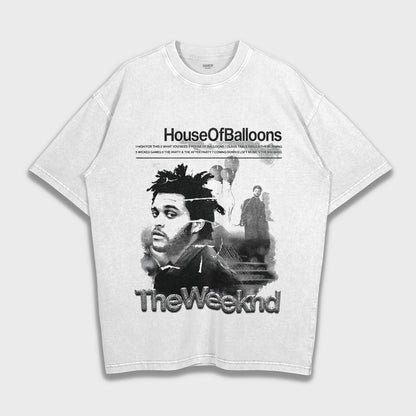 The Weeknd - تي شيرت فضفاض وثقيل