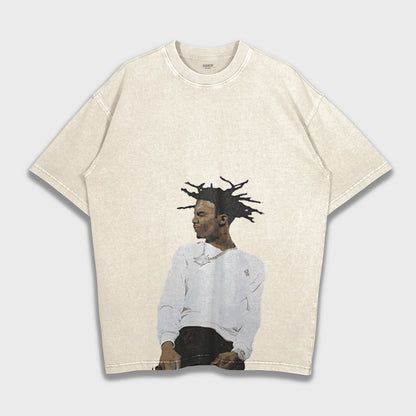 Playboi Carti - تي شيرت فضفاض وثقيل