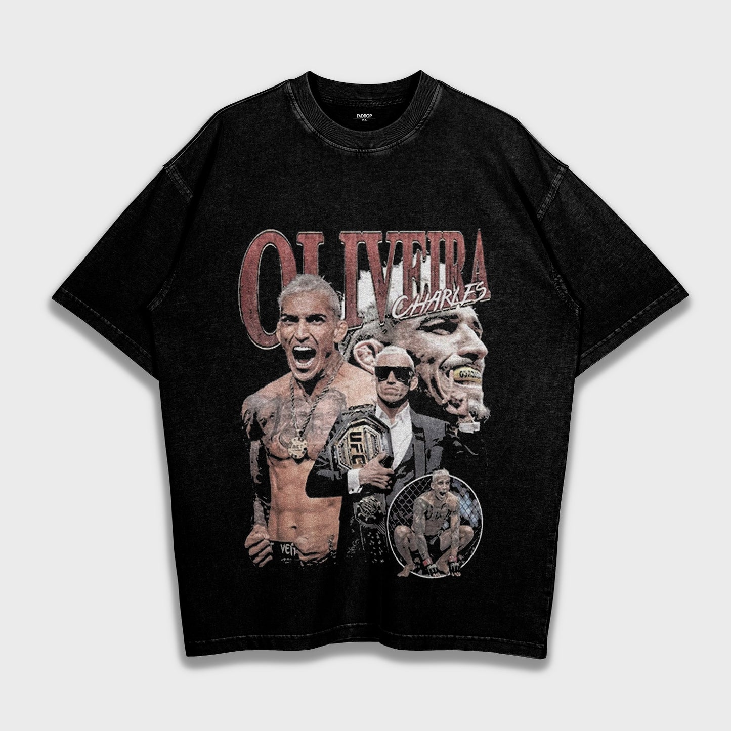 UFC Charles Oliveira - Loose Heavy T-Shirt