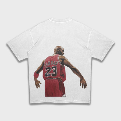 Michael Jordan - تي شيرت فضفاض وثقيل