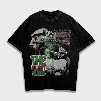 MF DOOM - تي شيرت فضفاض وثقيل