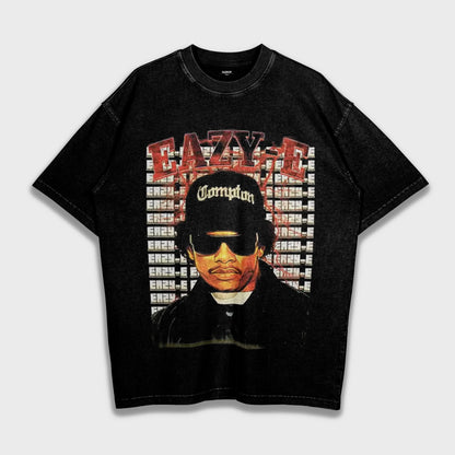 Eazy-E - تي شيرت فضفاض وثقيل
