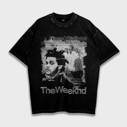 The Weeknd - تي شيرت فضفاض وثقيل