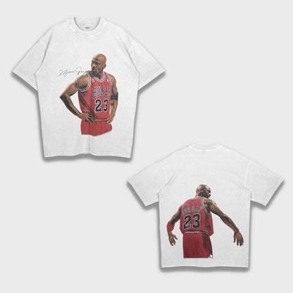 Michael Jordan - تي شيرت فضفاض وثقيل