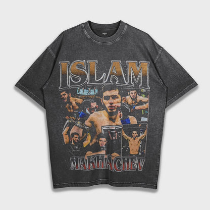 Islam Makhachev - تي شيرت فضفاض وثقيل