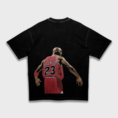 Michael Jordan - تي شيرت فضفاض وثقيل